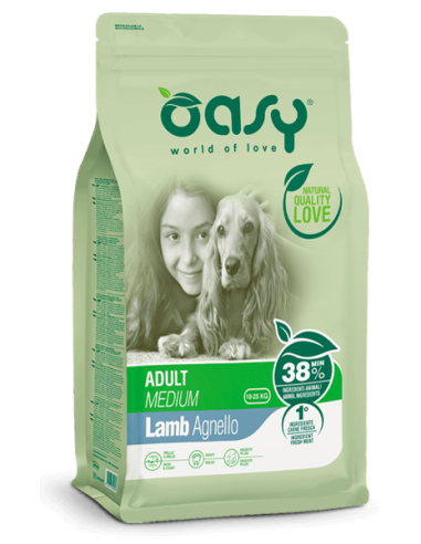 Oasy Medium Agnello 3kg.