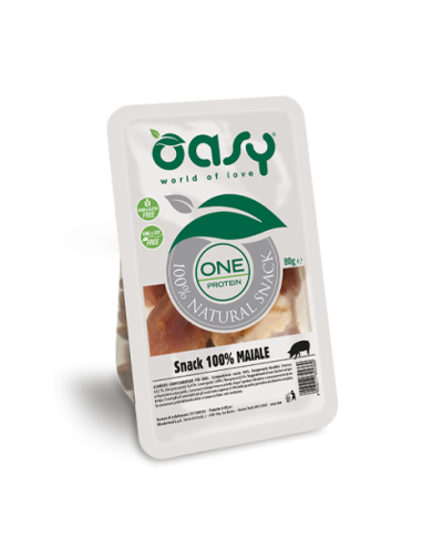 Oasy Dog Snack One Protein al Maiale 80gr.