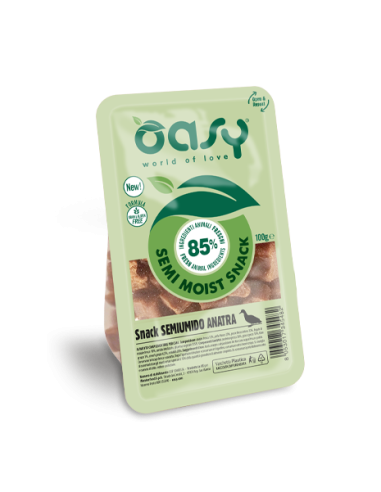 Oasy Dog Snack semiumido all'Anatra 100gr.