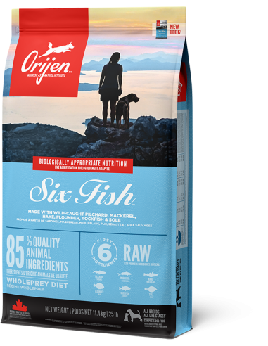 Orijen Dog Six Fish 11,4kg.