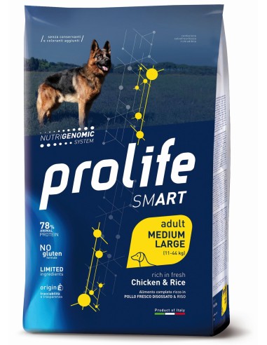 Prolife Smart Adult Medium-Large Chicken & Rice 2,5kg.