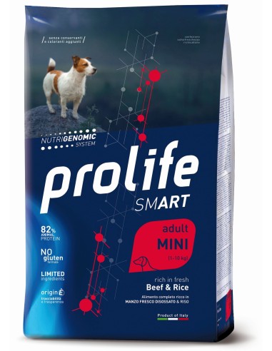 Prolife Smart Adult Mini Beef & Rice 2kg.