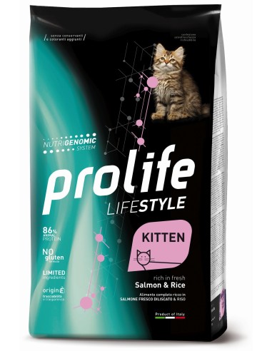 Prolife Lifestyle Kitten Salmon & Rice 400gr.