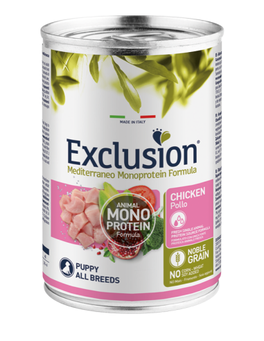 Exclusion Mediterraneo Noble Grain Puppy All Breed 400g.