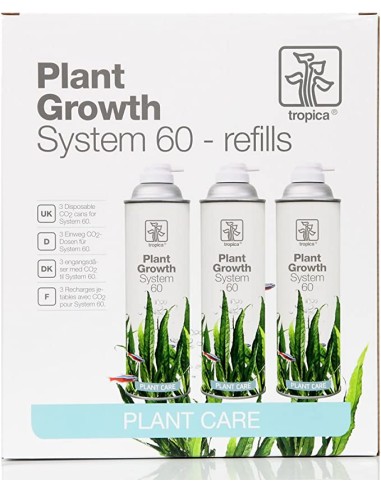 Tropica CO2 System 60 Refills 3 Bombole