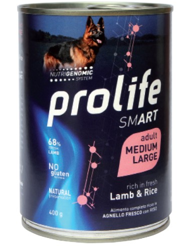 Prolife Smart Adult Medium-Large Lamb & Rice 400gr.