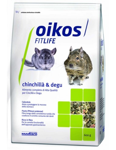 Oikos Fitlife Chinchillà & Degù 600g