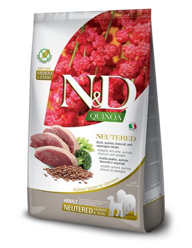 Farmina N&D Quinoa Neutered Adult Medium&Maxi 2,5kg.