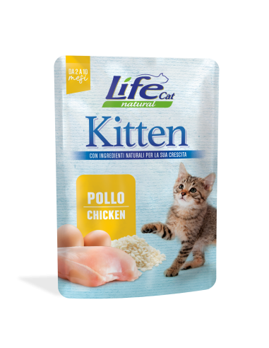 Life Natural Kitten al Pollo 70g.