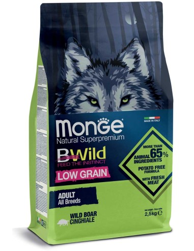 Monge Low Grain Cinghiale All Breeds Adult 2,5kg.