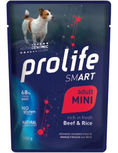 Prolife Smart Adult Mini Beef & Rice 100gr.