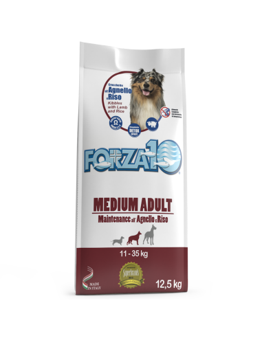 Forza10 Medium Adult Maintenance all'Agnello e Riso 12,5kg.