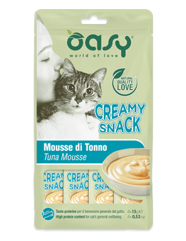 Oasy Snack Creamy Tonno 4x15gr.