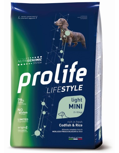 Prolife Lifestyle Light Adult Mini Codfish & Rice 2kg.