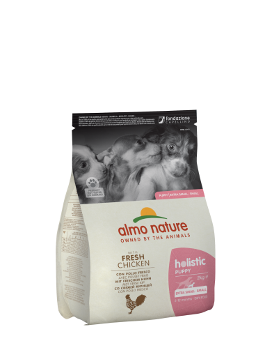 Almo Holistic Puppy con Pollo fresco Xs-S 2kg.