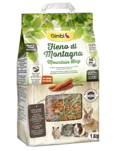 Gimbi Fieno di Montagna con Carote 1kg