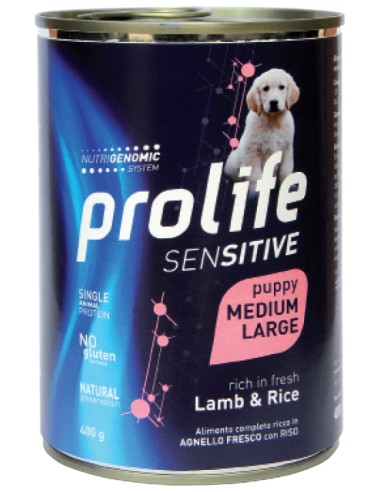 Prolife Sensitive Puppy Medium-Large Lamb & Rice 400gr.