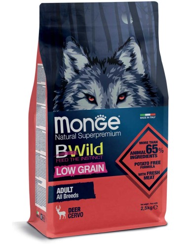 Monge Low Grain Cervo All Breeds Adult 2,5kg.