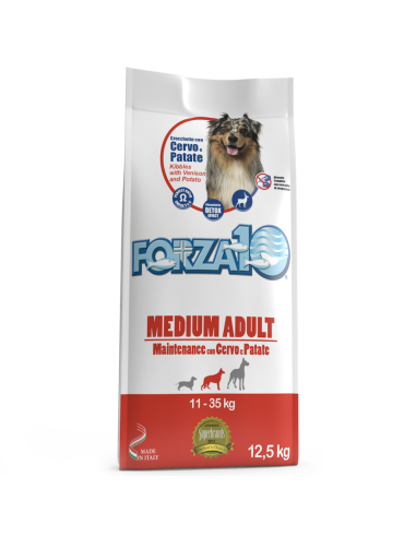 Forza10 Medium Adult Maintenance con Cervo e Patate 12,5kg.