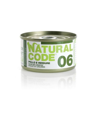 Natural Code 06 Pollo e Verdure 85g.
