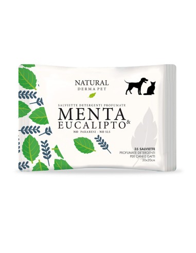 Natural Derma Pet Salviette Menta & Eucalipto