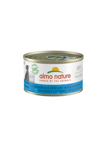 Almo HFC Natural Tonno Skipjack e Merluzzo 95g.