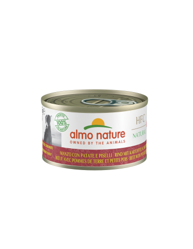 Almo HFC Natural Manzo con Patate e Piselli 95g.