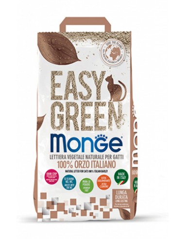 Monge Lettiera Easy Green 100% Orzo 3,8kg.