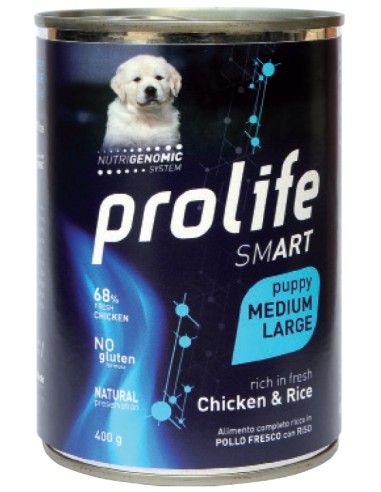 Prolife Smart Puppy Medium-Large Chicken & Rice 400gr.