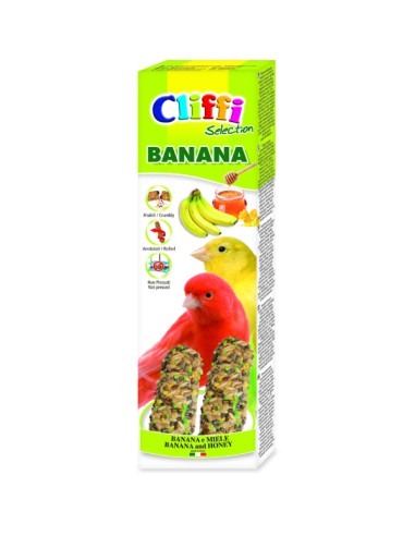 Cliffi Sticks Canarini Banana e Miele 60g.