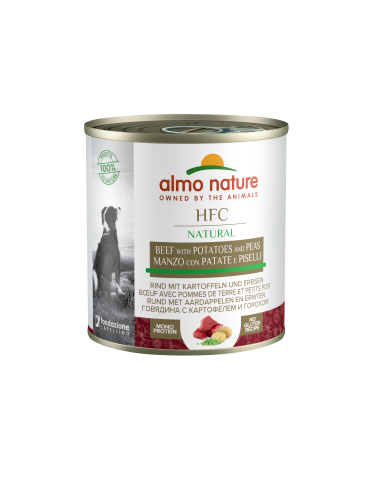 Almo HFC Natural Manzo con Patate e Piselli 290g.