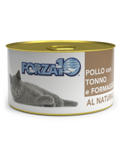 Forza10 Pollo con tonno e formaggio Al Naturale 75g.