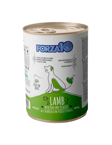 Forza10 Maintenance all’Agnello con piselli e patate 400g.