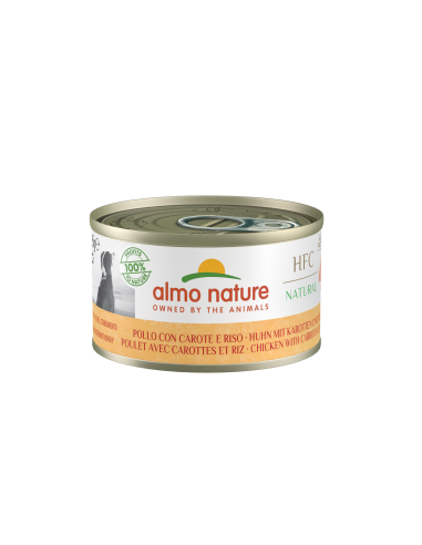 Almo HFC Natural Pollo con Carote e Riso 95g.