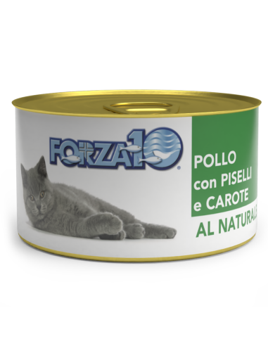 Forza10 Pollo, piselli e carote Al Naturale 75g.