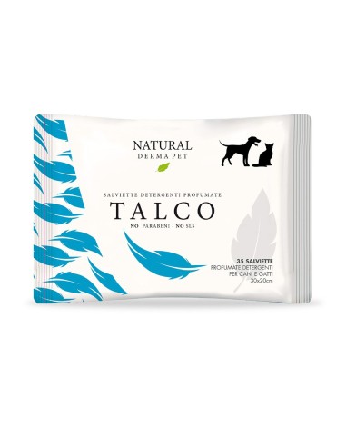 Natural Derma Pet Salviette Talco