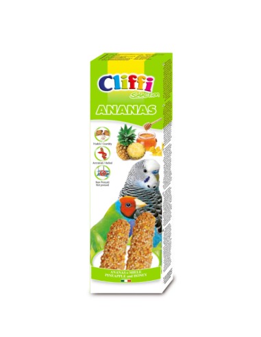 Cliffi Sticks Pappagallini esotici Ananas e Miele 60g.