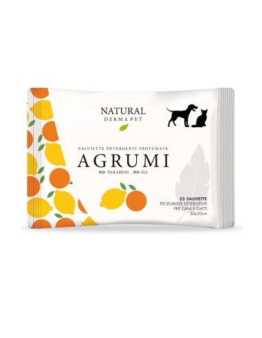 Natural Derma Pet Salviette Agrumi