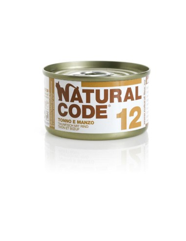 Natural Code 12 Tonno e Manzo 85g.
