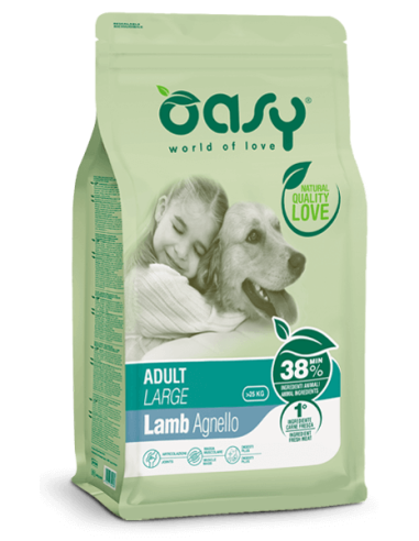 Oasy Large Agnello 12kg.