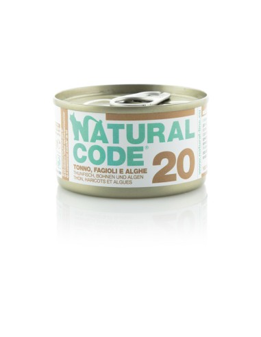 Natural Code 20 Tonno, Fagioli e Alghe 85g.
