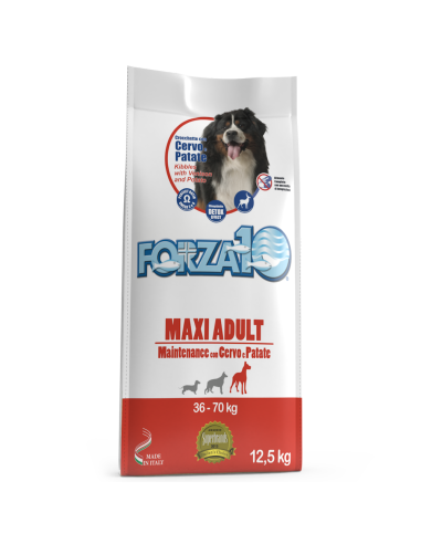 Forza10 Maxi Adult Maintenance con Cervo e Patate 12,5kg.