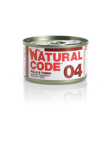 Natural Code 04 Pollo e Tonno 85g.
