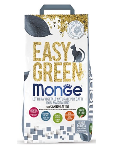 Monge Lettiera Easy Green con Carboni attivi 10lt.